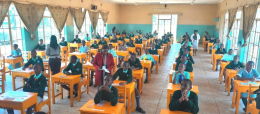 File image of KJSEA exams in progress.